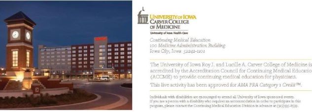 University of Iowa Update in Gastroenterology, Hepatology, and Endoscopy Banner
